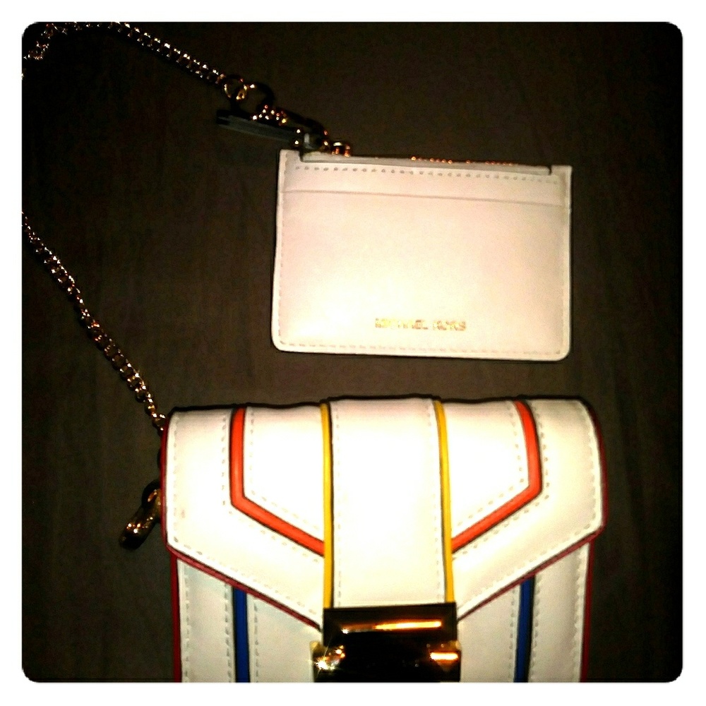 Authentic Michael Kors 2 in 1 Rainbow Wallet